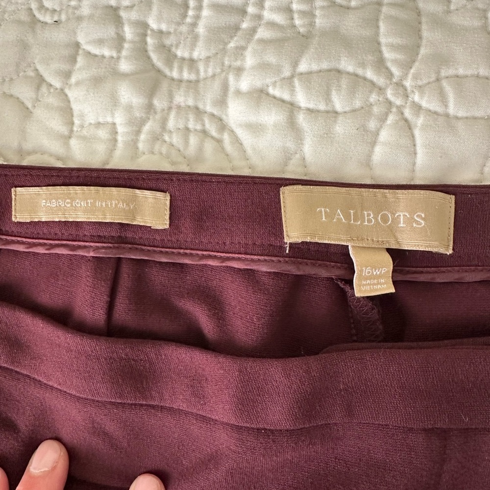 Talbots suiting -pants - Picture 3 of 3